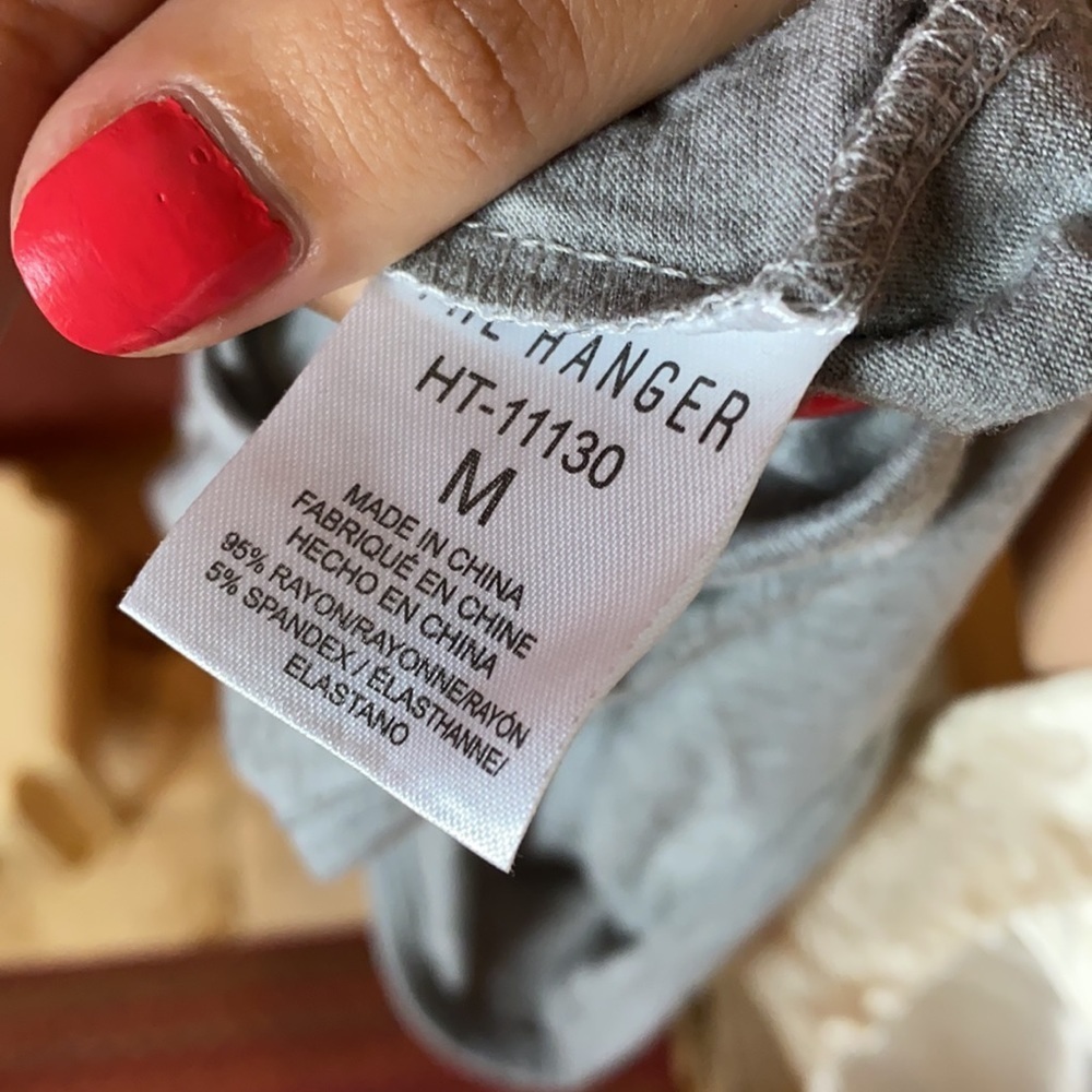 Grey Basic Cotton Stretch Bodysuit - image 6